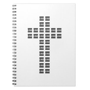 Create a Cross Pattern with any Logo or Image Notebook