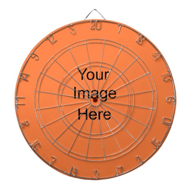 Create a Custom Dart Board Custom lt orange (Front)