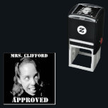 Create A Custom Funny Face Teacher Approval Rubber Self-inking Stamp<br><div class="desc">Create a custom rubber self inking stamp WITH YOUR FACE! great for grade school teachers, who like to add a little quirky pizazz to their curriculum. For best results, upload a photo of just your head/face with the background and everything else removed (transparent png format). image backgrounds can be erased...</div>
