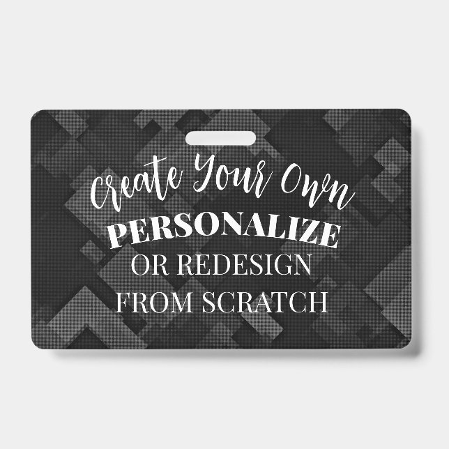 Create a Custom ID Badge (Front)