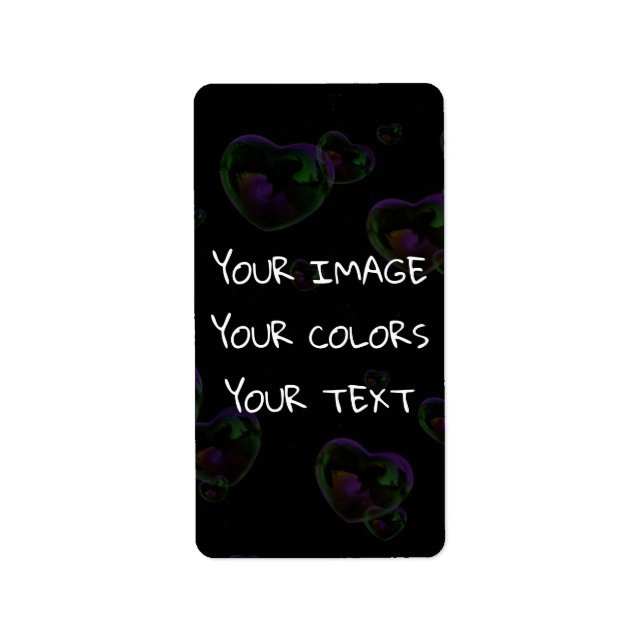 Create a Custom Label (Front)