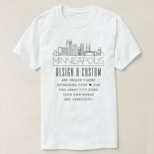 Create A Custom Minneapolis, Minnesota Themed T-Shirt