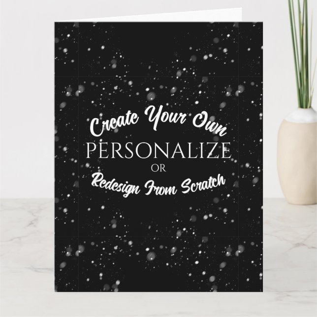 Create a Custom Personalised Card (Front)
