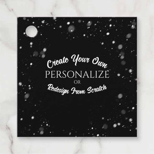Create a Custom Personalised Favour Tags (Front)