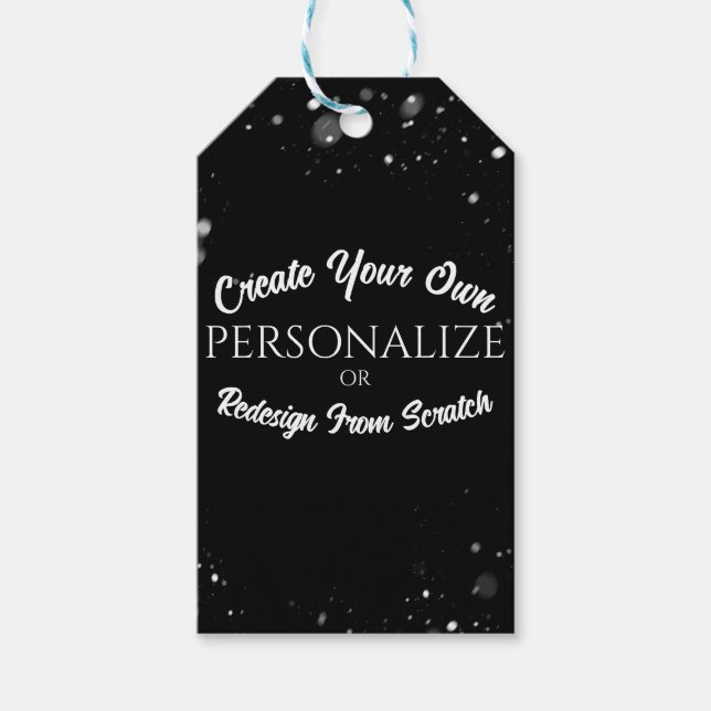 Create a Custom Personalised Gift Tags (Front)