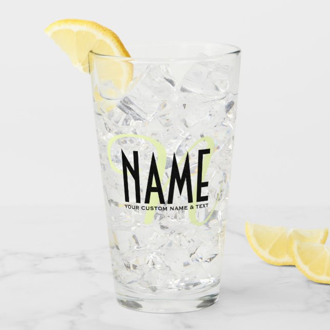 Create a Custom Personalised Name Glass (Front Ice)