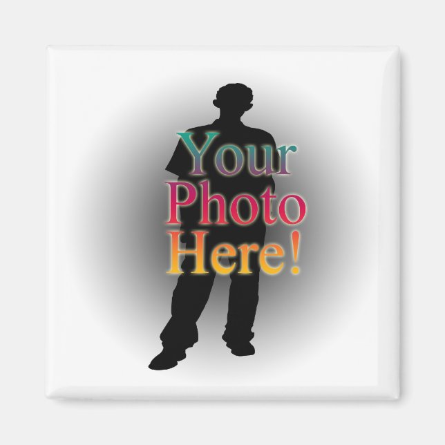 Create a Custom Personalised Photo Magnet (Front)