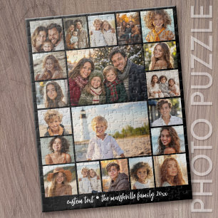Create a Custom Photo Collage - 20 Photos Jigsaw Puzzle