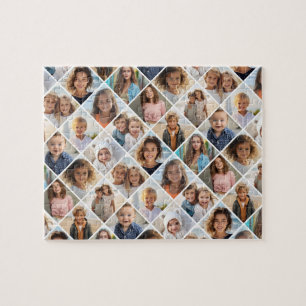 Create a Custom Photo Collage with 12 Photos Jigsaw Puzzle