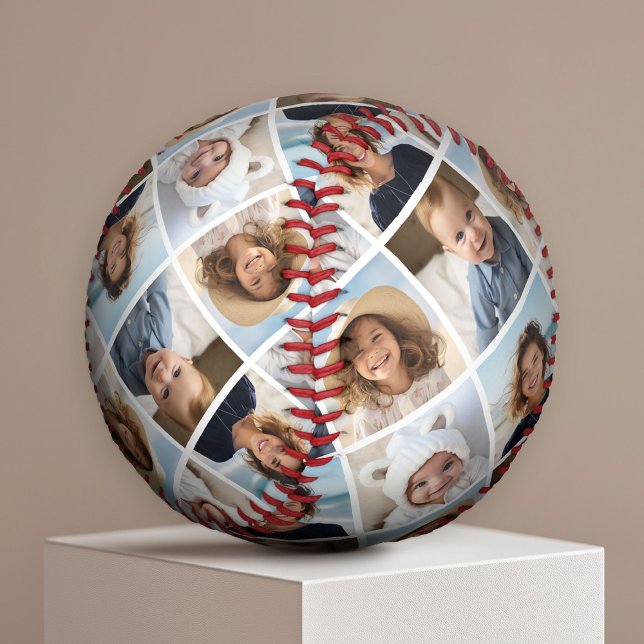 Create a Custom Photo Collage with 4 Photos Baseball (Custom Photo Baseball)