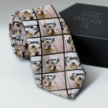 Create a Custom Photo Collage with 4 Photos Tie<br><div class="desc">Use your favorite photo or pictures to make a fun keepsake to share with friends. This includes a combination of your four favorite pictures. Other combinations are available in our store. You can also buy this without changing the pics if you enjoying dogs with glasses.</div>
