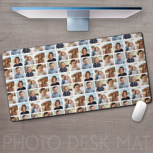 Create a Custom Photo Collage with 6 Photos Desk Mat