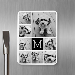 Create a Custom Photo Collage with 8 Photos Magnet