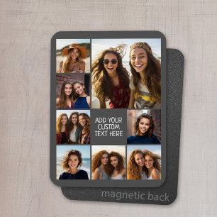Create a Custom Photo Collage with 8 Photos Magnet