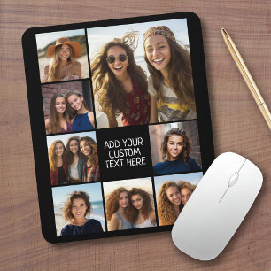 Create a Custom Photo Collage with 8 Photos Mouse Pad