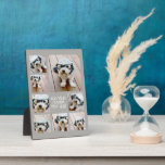 Create a Custom Photo Collage with 8 Photos Plaque<br><div class="desc">Use your favourite photo or pictures to make a fun keepsake to share with friends. A minimalist design with only snapshots and a text block.</div>