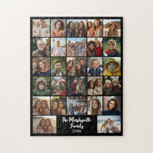 Create a Funky Photo Collage with 27 Photos Jigsaw Puzzle