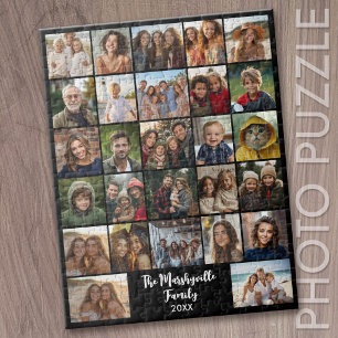 Create a Funky Photo Collage with 27 Photos Jigsaw Puzzle