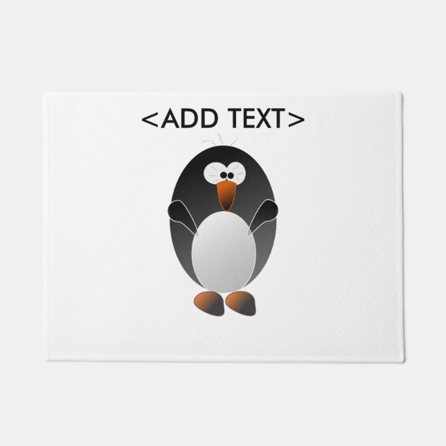 Create a Linux Penguin Doormat (Front)