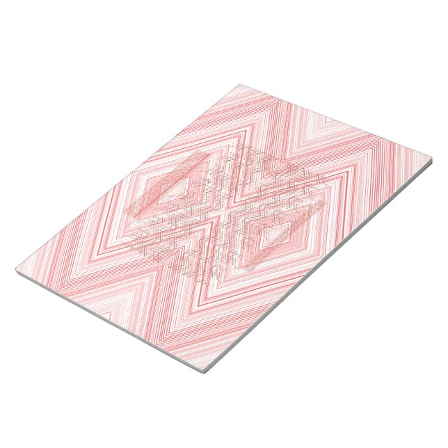 Create a Modern Backdrop with Pink and White Diamo Notepad (Angled)