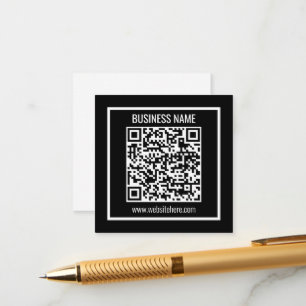 Create a Modern QR code Instantly Enclosure Card