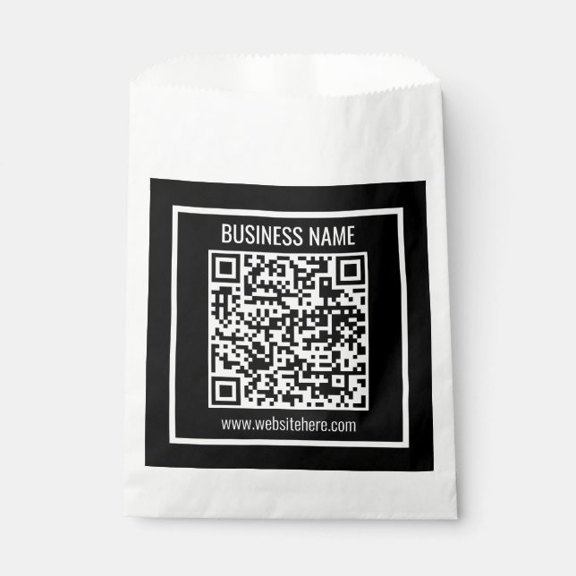 Create a Modern QR code Instantly  Favour Bags (Front)