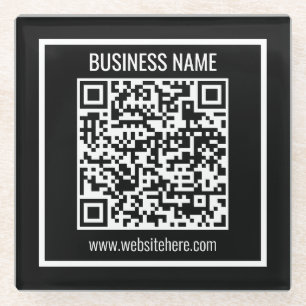 Create a Modern QR code Instantly  Glass Coaster