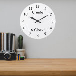 Create A Personalised Clock!<br><div class="desc">Add a touch of art to the time on your wall and make any room look better. Give a gift to a friend or loved one with a cherished picture. A stylish and useful way to display a favourite photograph. Choose one of three styles and shapes, whichever is to your...</div>