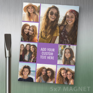 Create a Photo Collage with 8 Photos - Magnet
