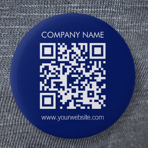 Create a QR code instantly Modern simple design 6 Cm Round Badge