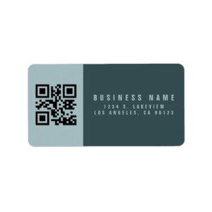 Create a Scannable QR Code   Modern Return Address Label