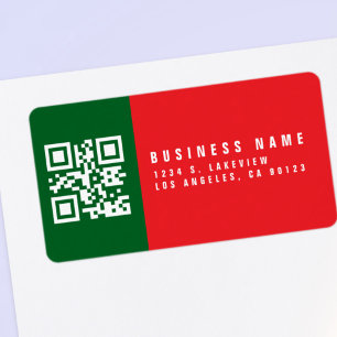 Create a Scannable QR Code   Modern Return Address Label