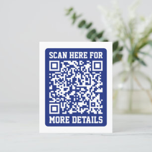 Create a Scannable QR code   Navy Blue (editable)