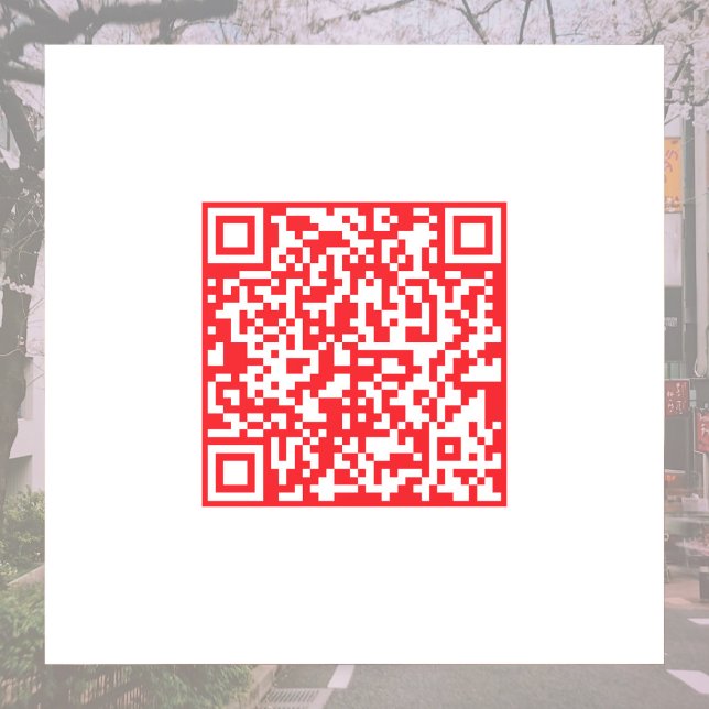 Create a Scannable Red (editable) QR code (Creator Uploaded)