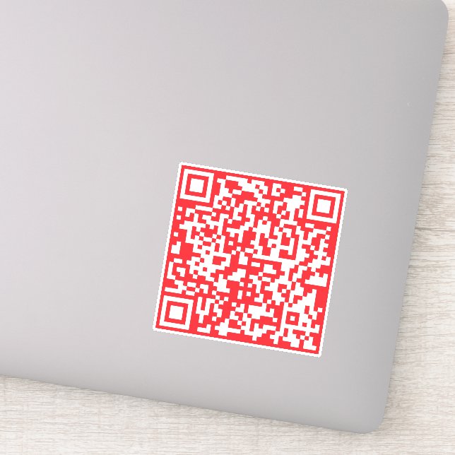 Create a Scannable Red (editable) QR code (Detail)