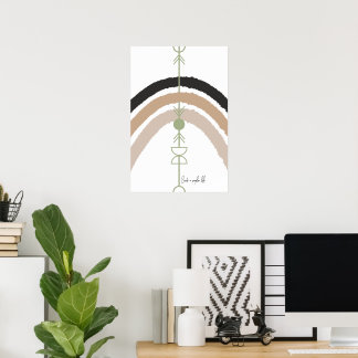 Create a Simpler Life - Abstract Arch Poster
