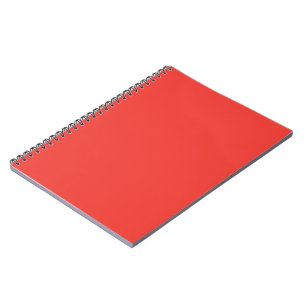 Create a Striking Red Background with White Border Notebook