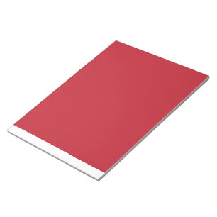 Create a Striking Red Background with White Border Notepad