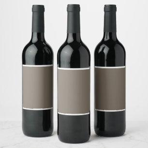 Create a Stylish Living Space with a Brown Wall an Wine Label