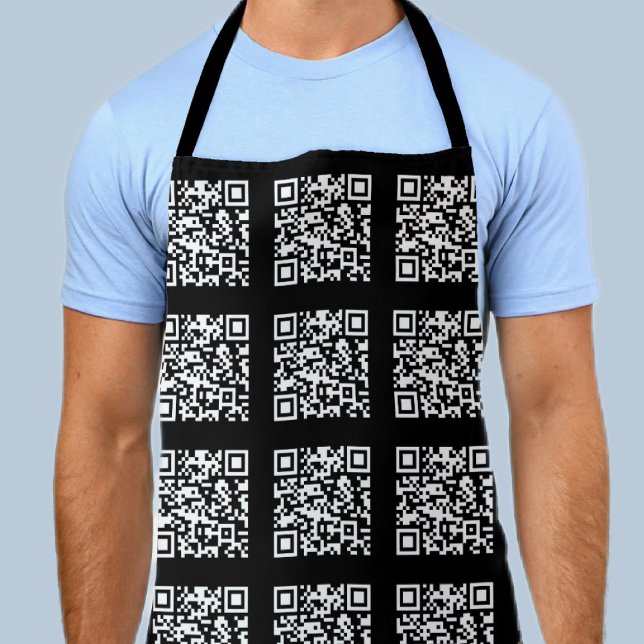 Create a Tiled QR code Pattern | Editable Colour Apron (Creator Uploaded)