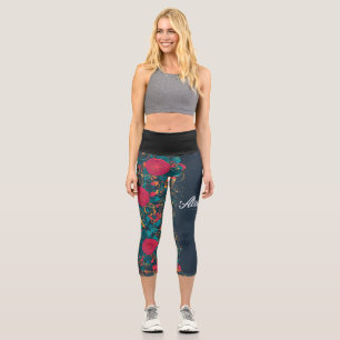 create a typography for Alvas Design CO elegant Capri Leggings