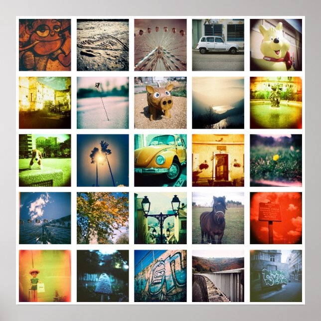 Create a unique and original instagram poster (Front)