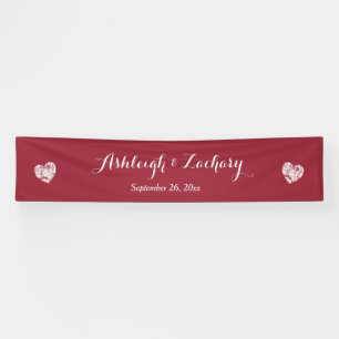 Create A Wedding Banner Custom Colour Background