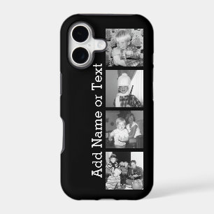 Create an Instagram Collage with 4 photos - black