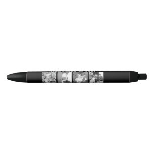 Create an Instagram Collage with 4 photos - black Ink Pen