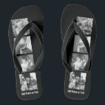 Create an Instagram Collage with 4 photos - black Jandals<br><div class="desc">Use four square photos to create a unique and personal gift. Or you can keep the hipster puppy and make a trendy keepsake. If you need to adjust the pictures,  click on the customise tool to make changes.</div>