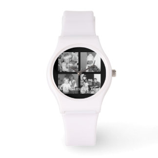 Create an Instagram Collage with 4 photos - black Watch