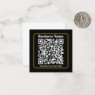 Create an Instantly Scannable Business QR code Card