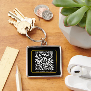 Create an Instantly Scannable Business QR code Key Ring