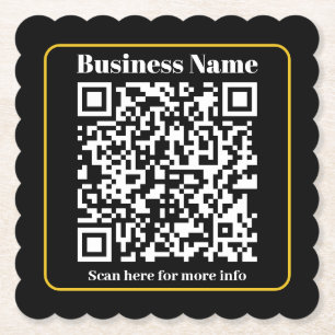 Create an Instantly Scannable Business QR code Paper Coaster